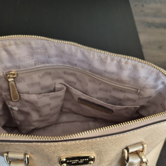 Michael Kors Metallic Gold Shoulder Bag main image 0